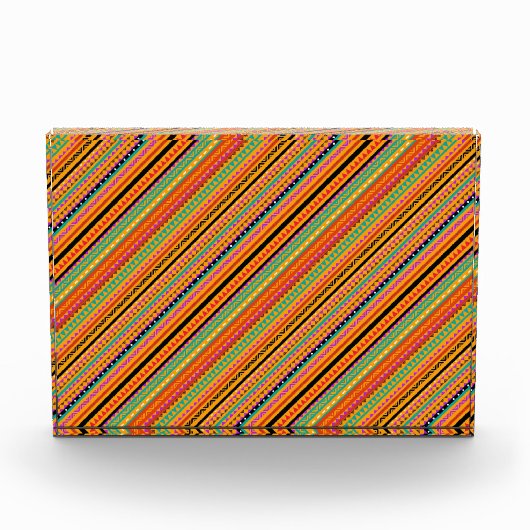 Cute Colorful native aztec-ontwerp Fotoblokken (Voorkant)
