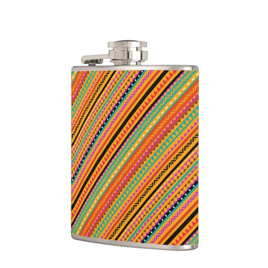 Cute Colorful native aztec-ontwerp Heupfles (Links)