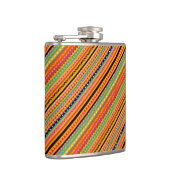 Cute Colorful native aztec-ontwerp Heupfles (Rechts)