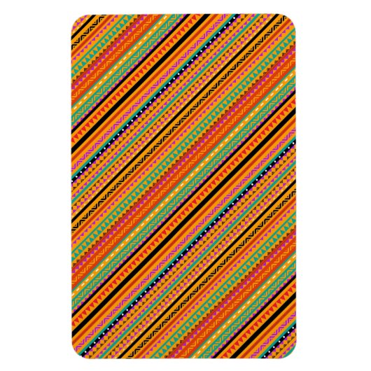Cute Colorful native aztec-ontwerp Magneet (Verticaal)