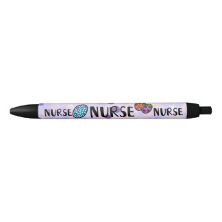Cute Colorful Nurse Paarse Pen