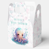 Cute Colorful Octopus Baby shower Bedankdoosjes (Geopend)