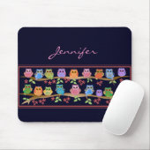 Cute colorful Ownership on Brenches & Name Mousepa Muismat (Met muis)
