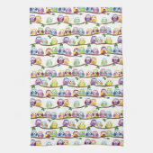 Cute Colorful Ownership on the Branch Theedoek (Verticaal)