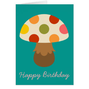 Cute colorful paddenstoelen