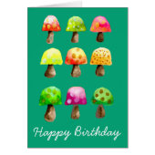 Cute colorful paddenstoelen (Voorkant)