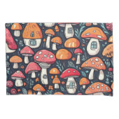 Cute colorful paddenstoelen kussensloop (Voorkant)