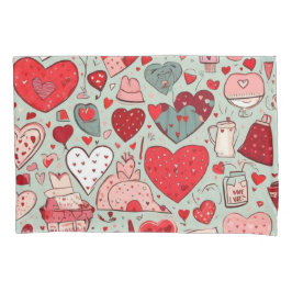 Cute colorful paddenstoelen kussensloop