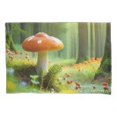 Cute colorful paddenstoelen kussensloop (Voorkant)