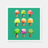 Cute colorful paddenstoelen luiers servet (Voorkant)