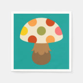 Cute colorful paddenstoelen luiers servet (Voorkant)