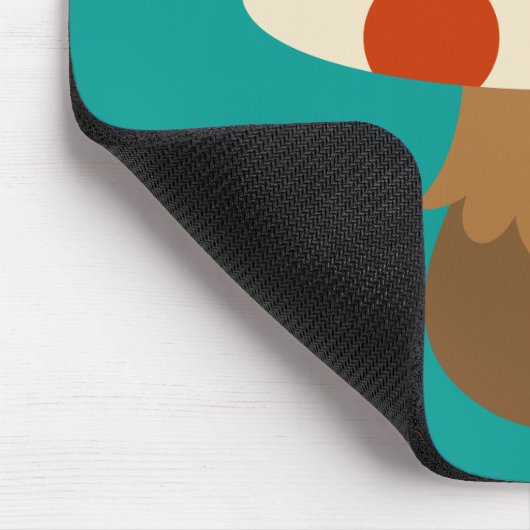 Cute colorful paddenstoelen muismat (Hoek)