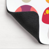 Cute colorful paddenstoelen muismat (Hoek)