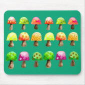 Cute colorful paddenstoelen muismat (Voorkant)