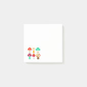 Cute colorful paddenstoelen post-it® notes (Voorkant)