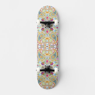 Cute colorful paisley Patlecloth Persoonlijk Skateboard
