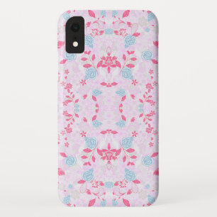 Cute colorful pastel florale patroon Case-Mate iPhone case