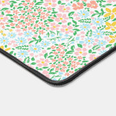 Cute Colorful Pastel Garden Flower Pattern Bureaumat (Hoek)