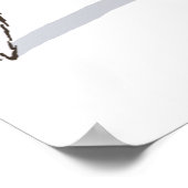 Cute Colorful Peacock Spider Drawing Art Poster (Hoek)