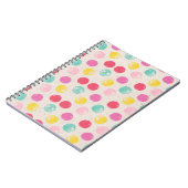 Cute Colorful Polka Dot Pattern Notitieboek (Linkerzijde)