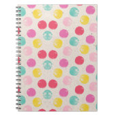 Cute Colorful Polka Dot Pattern Notitieboek (Voorkant)