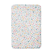 Cute Colorful Polka Dot Spot Pattern Badmat (Voorkant Verticaal)