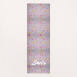 Cute Colorful Polka Dots Yogamat