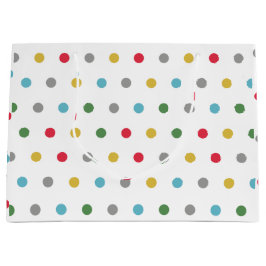 Cute colorful polka stips groot cadeauzakje