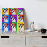 Cute Colorful Portrait of JRT in pop art style Poster<br><div class="desc">The JRT portrait in pop art style is an excellent choice for Jack Russell terrier lovers. This pop art style portrait is a great gift choice for dog mom, dog dad or pop art lovers. It is characterized by strong colors in a wide palette and its cute design fits into...</div>