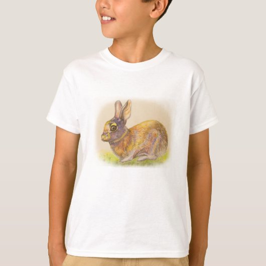 Cute colorful Rabbit T-shirt (Voorkant)