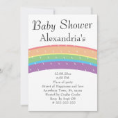 Cute Colorful Rainbow Gender Neutral Baby Kaart (Voorkant)