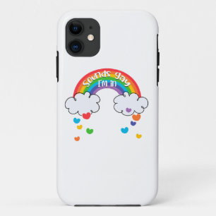 Cute Colorful Rainbow Hearts Klinkt goed als ik er Case-Mate iPhone Case