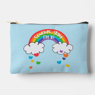 Cute Colorful Rainbow Hearts Klinkt goed als ik er Etui