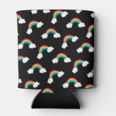 Cute Colorful Rainbows Patroon Blikjeskoeler (Achterkant)