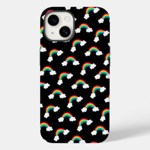 Cute Colorful Rainbows Pattern Bandana Case-Mate iPhone 14 Hoesje