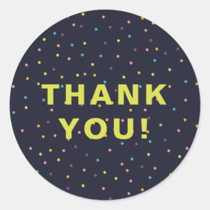 Cute Colorful Ronde Sticker