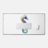 Cute Colorful Seahorses Bureaumat (Keyboard & Muis)