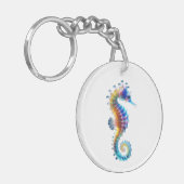 Cute Colorful Seahorses Sleutelhanger (Voorkant Links)
