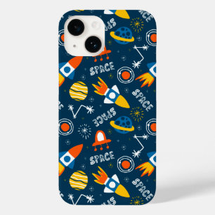 Cute Colorful Space Adventtern Case-Mate iPhone 14 Hoesje