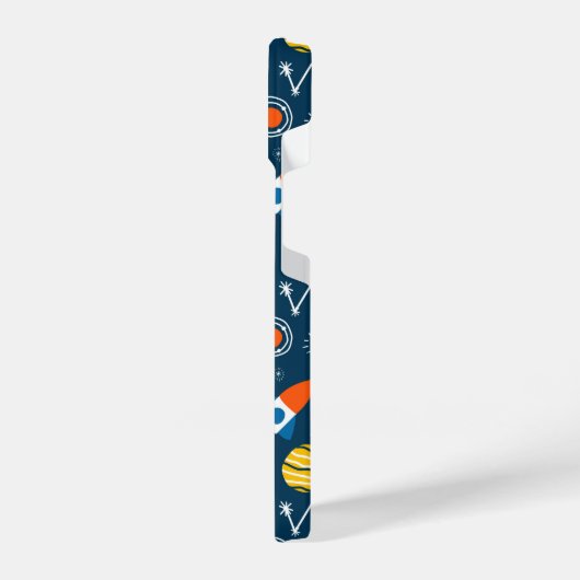 Cute Colorful Space Adventtern iPhone Hoesje (Linkerkant)