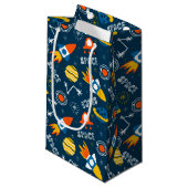 Cute Colorful Space Adventtern Klein Cadeauzakje (Voorkant Gekanteld)