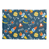 Cute Colorful Space Adventtern Kussensloop (Achterkant)