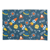 Cute Colorful Space Adventtern Kussensloop (Voorkant)