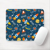 Cute Colorful Space Adventtern Muismat (Met muis)