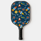 Cute Colorful Space Adventtern Pickleball Paddle (Voorkant)