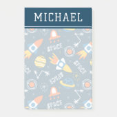 Cute Colorful Space Adventtern Post-it® Notes (Voorkant)