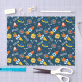 Cute Colorful Space Adventtern Tissuepapier (Craft)