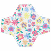 Cute colorful spring bloemen patroonkom voetbal (Enkel)