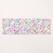 Cute colorful spring bloemen patroonkom yogamat (Voorkant (horizontaal))