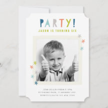 Cute Colorful Stars | Jongerenfeest
